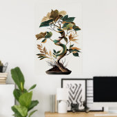 わび・さびアートのポスター ポスター (ホームオフィス)