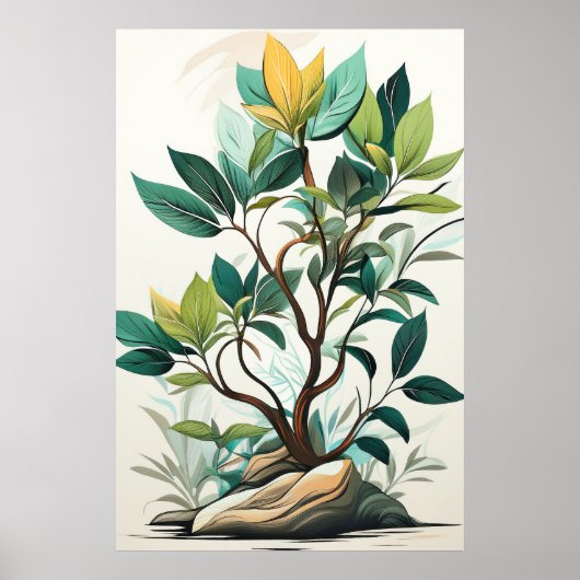 わび・さびアートのポスター ポスター (正面)