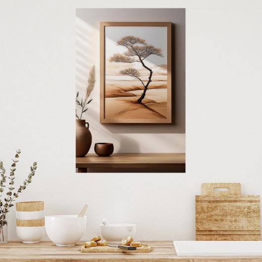 わび・さびアートのポスター ポスター (キッチン)