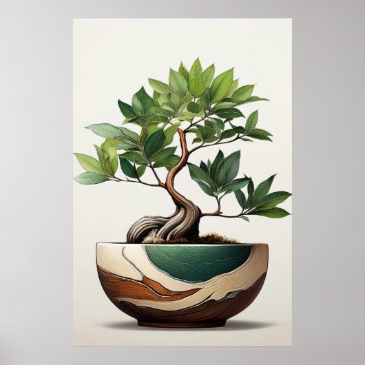 わび・さびアートのポスター ポスター (正面)