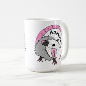 わめくふくろねずみの明るい色 コーヒーマグカップ (正面右)