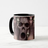 わめくスカル マグカップ (正面左)