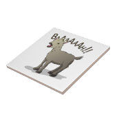 わめくヤギの落書きのヌードルのデザイン タイル (側面)