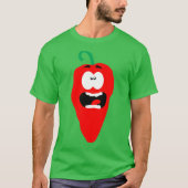 わめく猛烈なチリペッパー Tシャツ (正面)