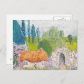 わらぶきバラコテージ ポストカード (正面/裏面)