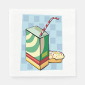 わらナプキンで飲む スタンダードランチョンナプキン (正面)