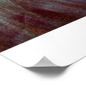 わら帽子とファン・ゴッホのパイプで自己のポートレート ポスター (角)