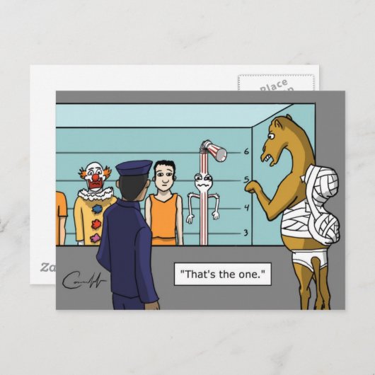 「わら」 ポストカード (正面/裏面)