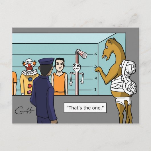 「わら」 ポストカード (正面)