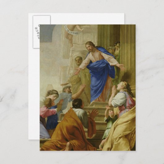 われに来たれ、すべてのものよ ポストカード (正面/裏面)