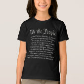 われら人民の憲法前文全文 トライブレンドＴシャツ (正面)