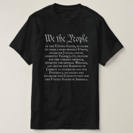 われら人民の憲法前文全文 Tシャツ