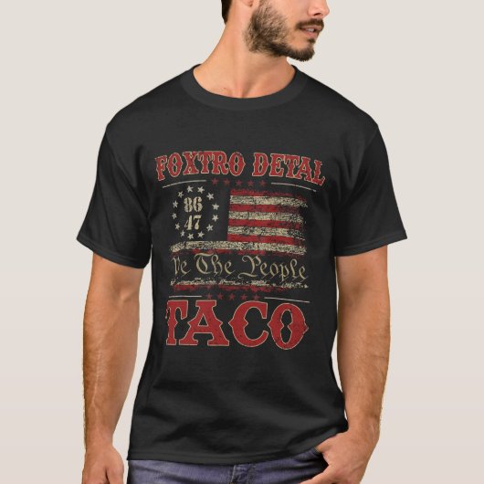 われら人民 タコ フォックストロット デルタ タコ 2 Tシャツ (正面)
