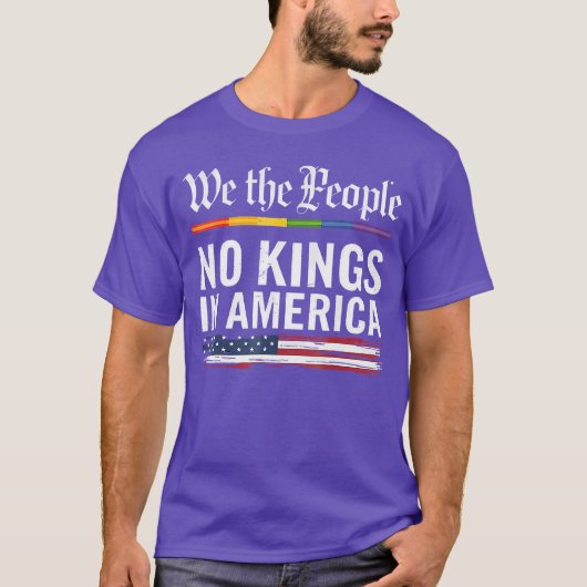 われら人民 王など認めぬ Tシャツ (正面)