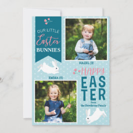 「われわれの小さなイースターバニー」イースター2フォトバニー シーズンカード