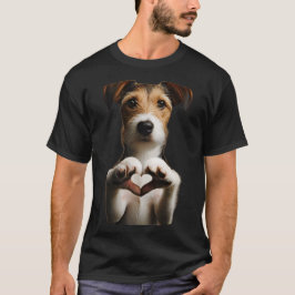 わんこハート Tシャツ