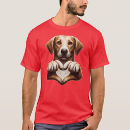 わんこハート Tシャツ