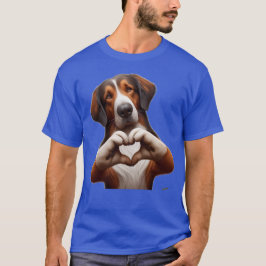わんこハート Tシャツ