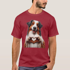 わんこハート Tシャツ