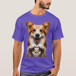 わんこハート Tシャツ