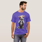 わんこハート Tシャツ (正面フル)