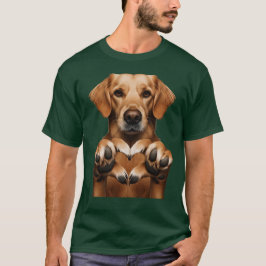 わんこハート Tシャツ