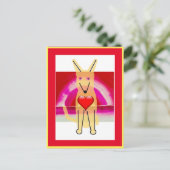 わんこバディとハートのポストカード ポストカード (スタンド正面)