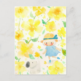 わんわんとお散歩 シーズンポストカード