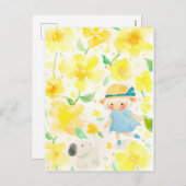 わんわんとお散歩 シーズンポストカード (正面/裏面)