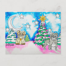 わんわんクリスマス年賀状
