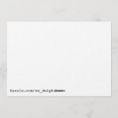 わんわんクリスマス年賀状 招待状 (裏面)