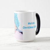 |をあなたの写真|の変形させるイメージ個人化して下さい モーフィングマグカップ (正面右)