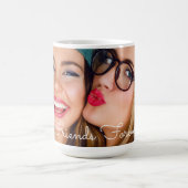 |をあなたの写真|の変形させるイメージ個人化して下さい モーフィングマグカップ (中央)