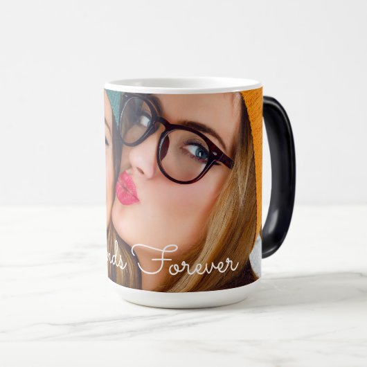 |をあなたの写真|の変形させるイメージ個人化して下さい モーフィングマグカップ (正面右)