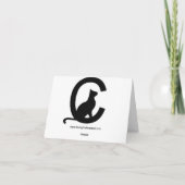 ～をありが気にとう サンキューカード (裏面)