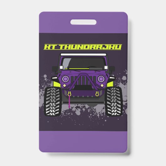 をクリックします。 バッジ (正面)