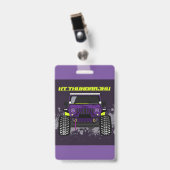 をクリックします。 バッジ (正面 （クリップ付）)