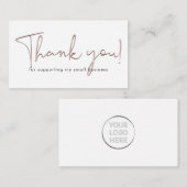 ～をサポートしてくれてありがとう ノートカード (正面/裏面)