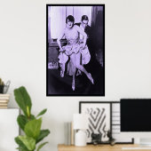 ～をチラチラと見る ポスター (ホームオフィス)