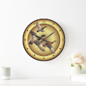 ~をマラードする~をアヒル類にする ラージ壁時計 (ホーム)