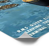 ～をヨーロッパからアメリカ全土へ～ヴィンテージ旅行 ポスター (角)