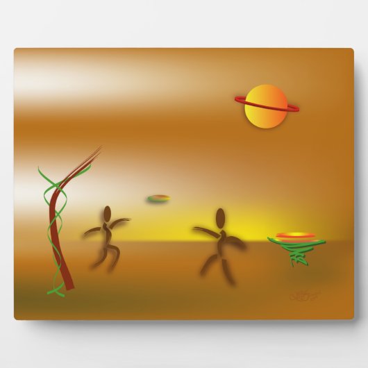 ~を上陸させる フォトプラーク (正面)