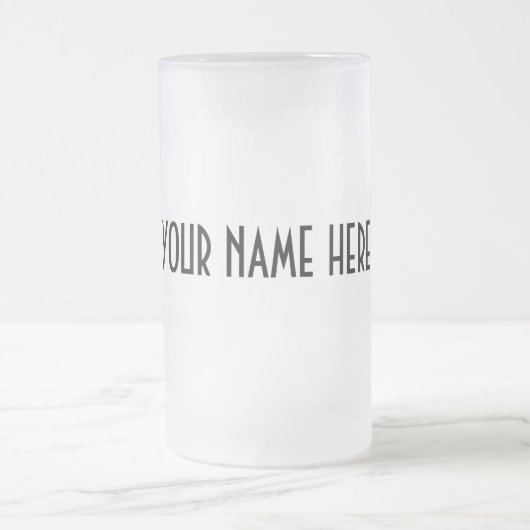 ~を作成しますあなた自身のビールのジョッキを個人化して下さい フロストグラスビールジョッキ (中央)