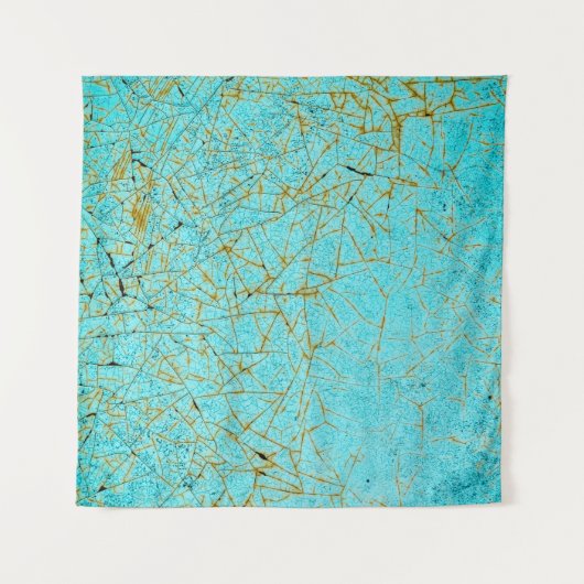 ～を使った古い金属製のカーグランジ体の生地を閉じる タペストリー (正面(横))