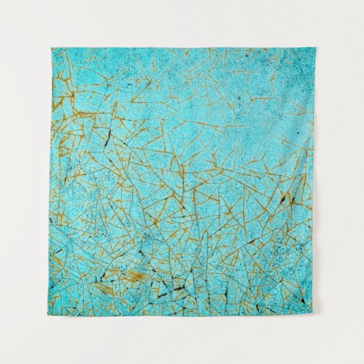 ～を使った古い金属製のカーグランジ体の生地を閉じる タペストリー (正面)