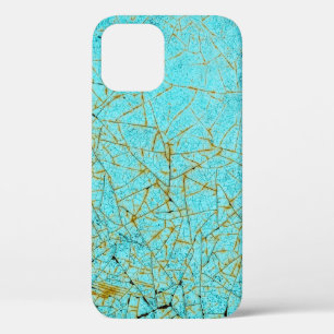 ~を使った古い金属製のカーグランジ体の生地を閉じる iPhone 12ケース