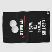 を使用してゴルフ体験をアップグレードパーソナライズされたする ゴルフタオル (横)