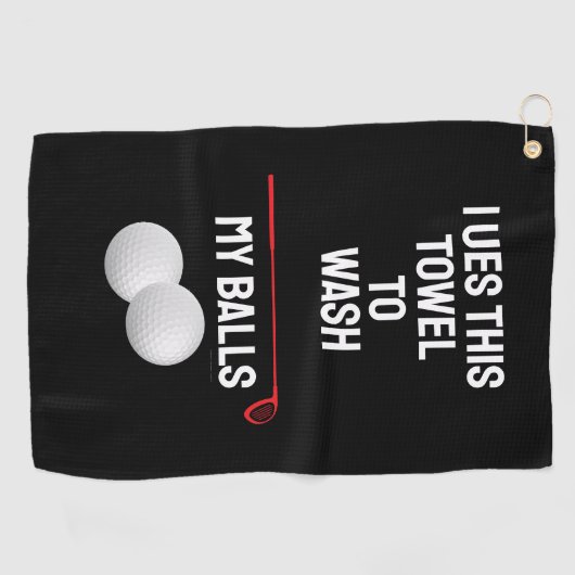 を使用してゴルフ体験をアップグレードパーソナライズされたする ゴルフタオル (横)