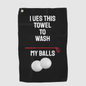 を使用してゴルフ体験をアップグレードパーソナライズされたする ゴルフタオル (正面)