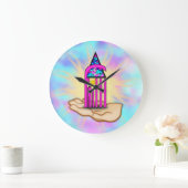 ～を信じる ラージ壁時計 (ホーム)